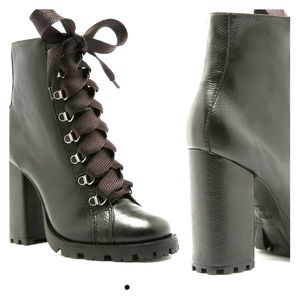 SCHUTZ Zara lace-up combat boot